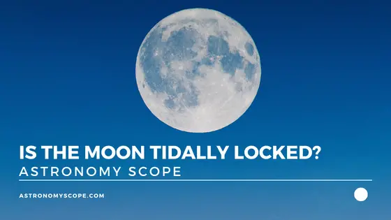 Is The Moon Tidally Locked?