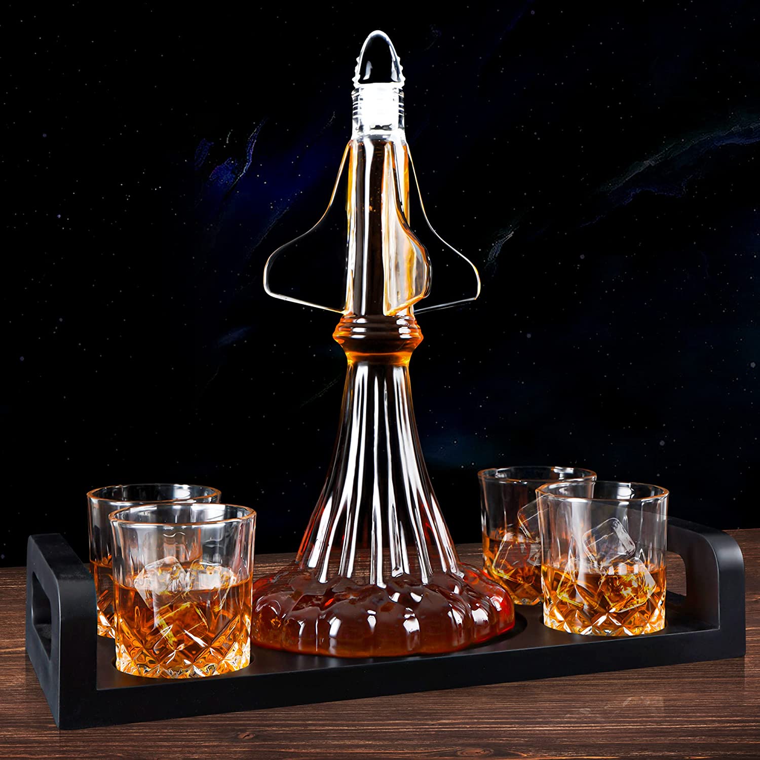 SuJolly Rocket Whiskey Decanter